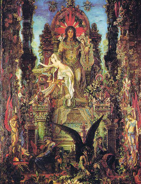Gustave Moreau Jupiter und Semele Spain oil painting art
